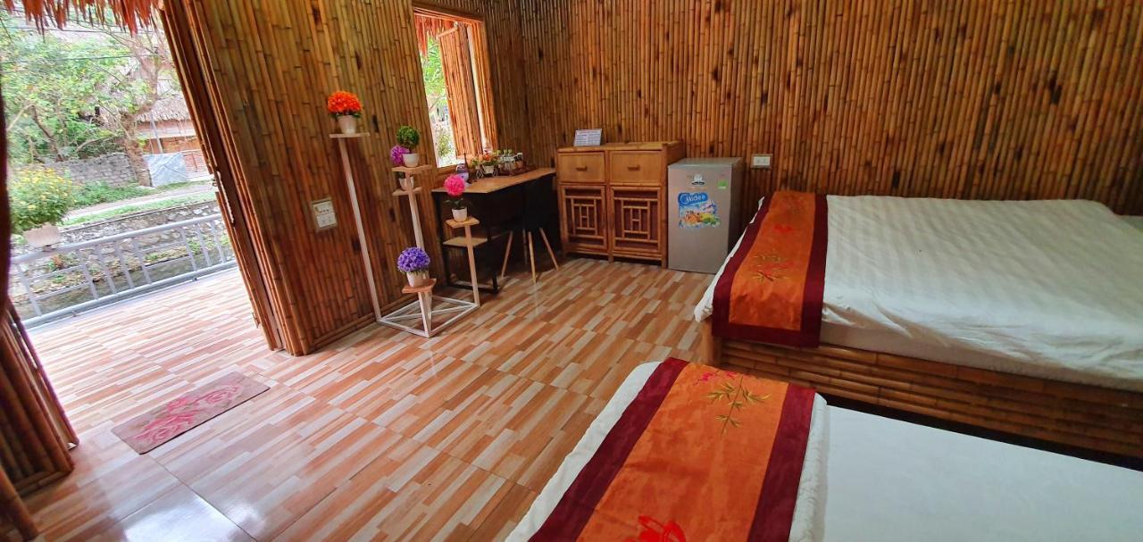 Quoc Khanh Bamboo Homestay นิญบิ่ญ ภายนอก รูปภาพ