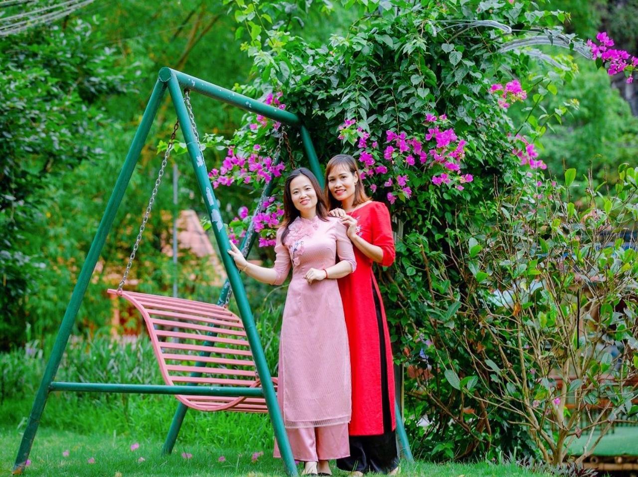 Quoc Khanh Bamboo Homestay นิญบิ่ญ ภายนอก รูปภาพ