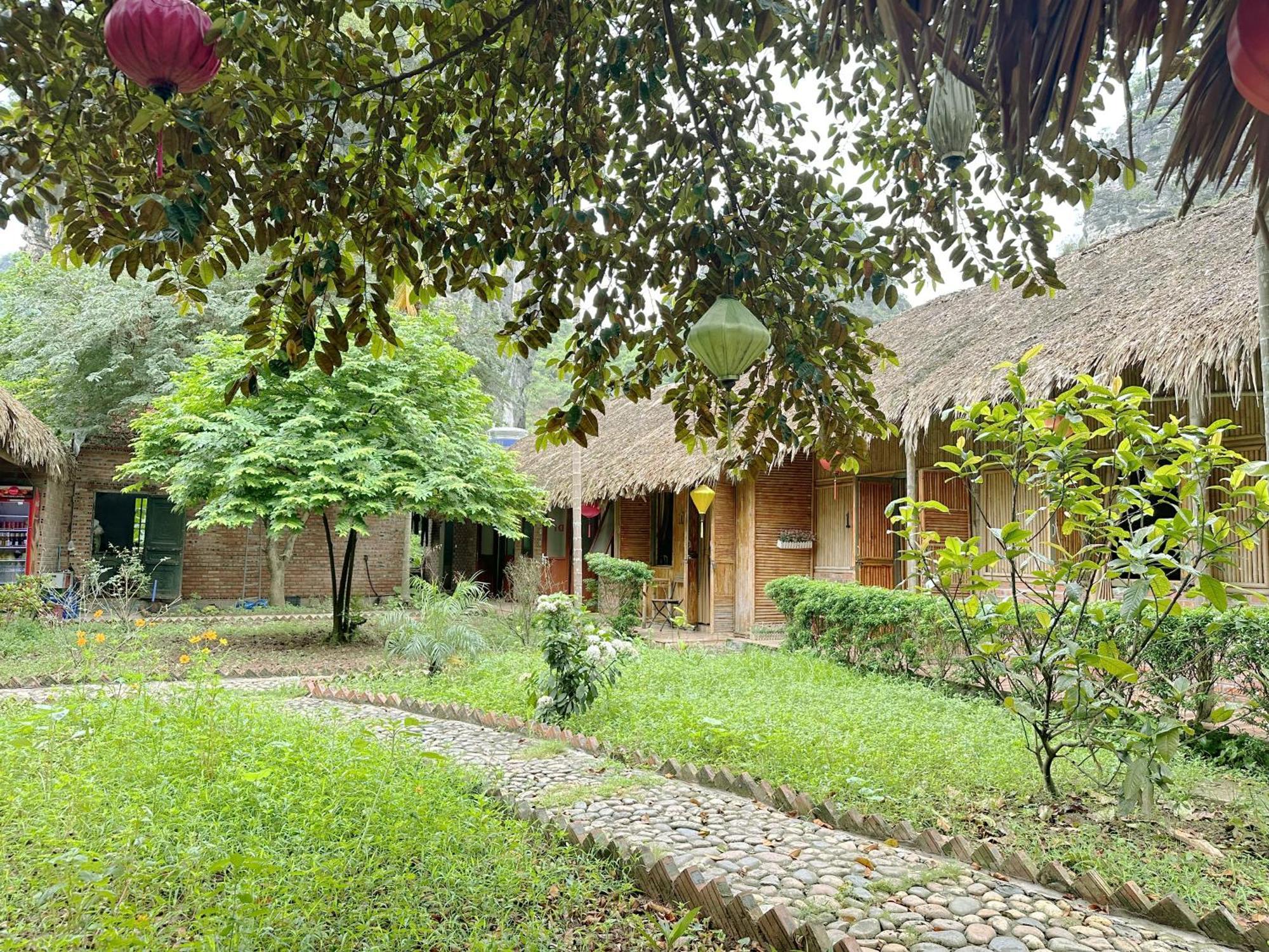 Quoc Khanh Bamboo Homestay นิญบิ่ญ ภายนอก รูปภาพ