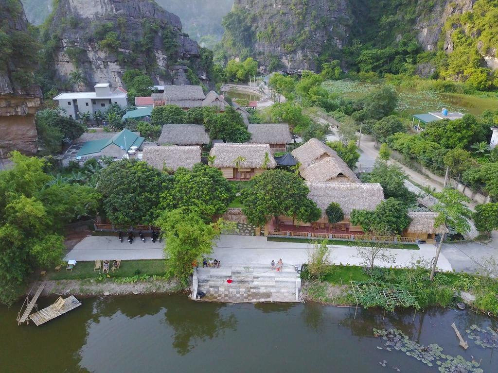 Quoc Khanh Bamboo Homestay นิญบิ่ญ ภายนอก รูปภาพ